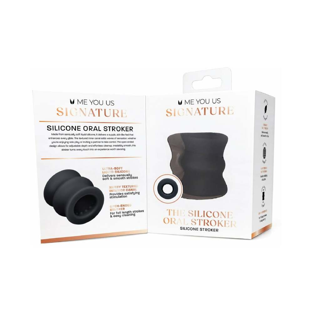 ASSINATURA ME YOU US - O ESTIMULADOR ORAL DE SILICONE PRETO