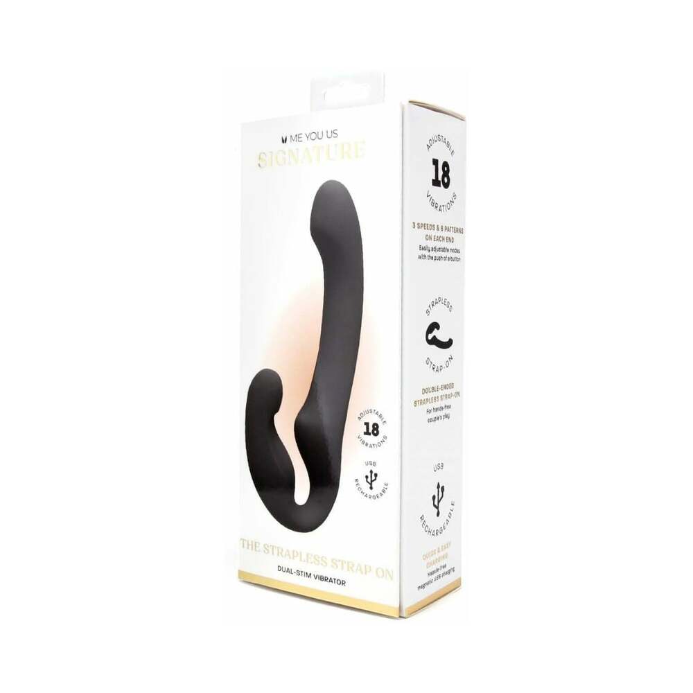 ME YOU US SIGNATURE - THE STRAPLESS STRAP-ON BLACK