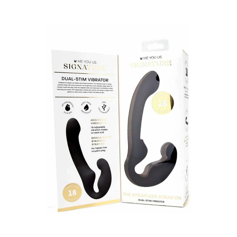 ME YOU US SIGNATURE - THE STRAPLESS STRAP-ON BLACK