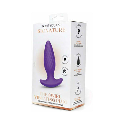 ME YOU US SIGNATURE - O SWIRL VIBRATING PLUG