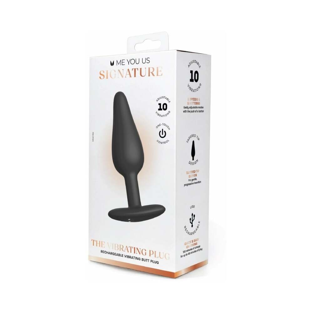 ME YOU US SIGNATURE - O VIBRADOR ANAL PRETO