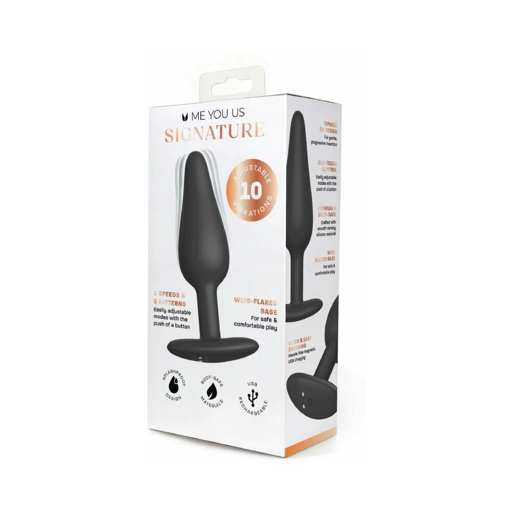 ME YOU US SIGNATURE - O VIBRADOR ANAL PRETO