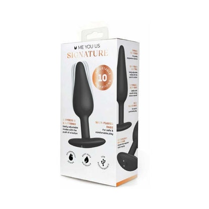 ME YOU US SIGNATURE - O VIBRADOR ANAL PRETO