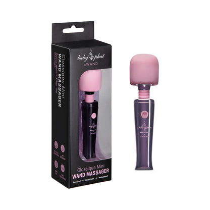 LE WAND - MASSAGUADOR VIBRATÓRIO RECARREGÁVEL BABY PHAT X LE WAND CLASSIQUE MINI DEEP PURPLE