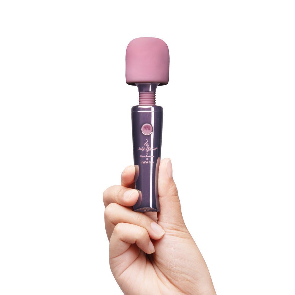 LE WAND - MASSAGUADOR VIBRATÓRIO RECARREGÁVEL BABY PHAT X LE WAND CLASSIQUE MINI DEEP PURPLE