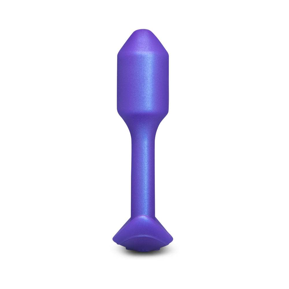 B-VIBE - SMART SNUG PLUG 1 SMALL ANAL PLUG DE SILICONE COM PESO, VIBRAÇÃO E CONTROLO POR APLICAÇÃO