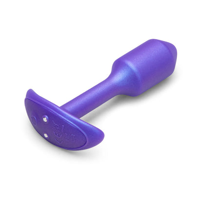 B-VIBE - SMART SNUG PLUG 1 SMALL ANAL PLUG DE SILICONE COM PESO, VIBRAÇÃO E CONTROLO POR APLICAÇÃO