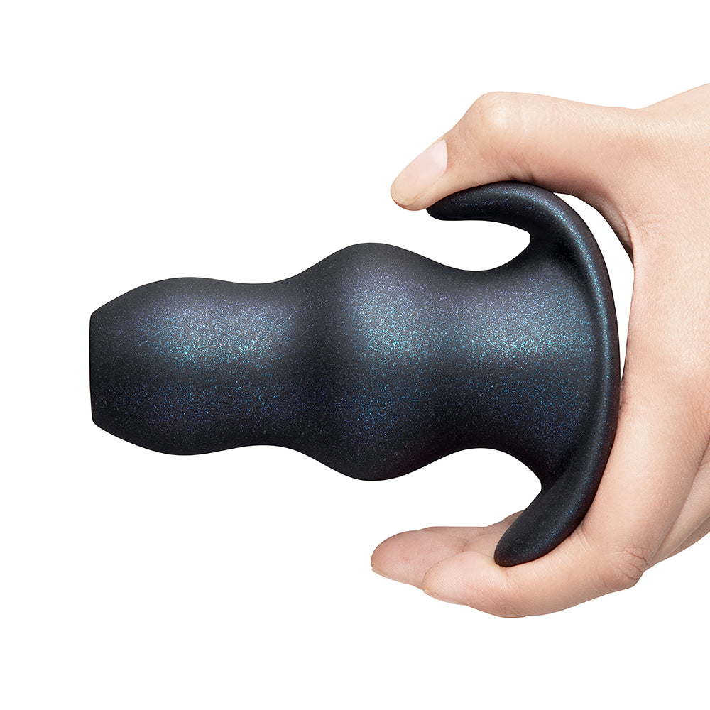 B-VIBE - CONJUNTO DE TREINO ANAL DE 3 PEÇAS TRIPLE RIPPLE HOLLOW TUNNEL PLUGS EM SILICONE