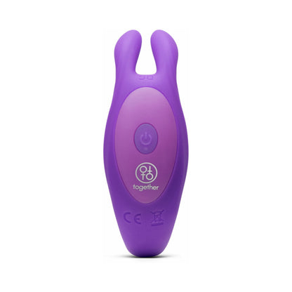 TOGETHER TOY - VIBRADOR COELHO VESTÍVEL COM TEXTURA EM SILICONE SEM COSTURAS E COM CONTROLO REMOTO