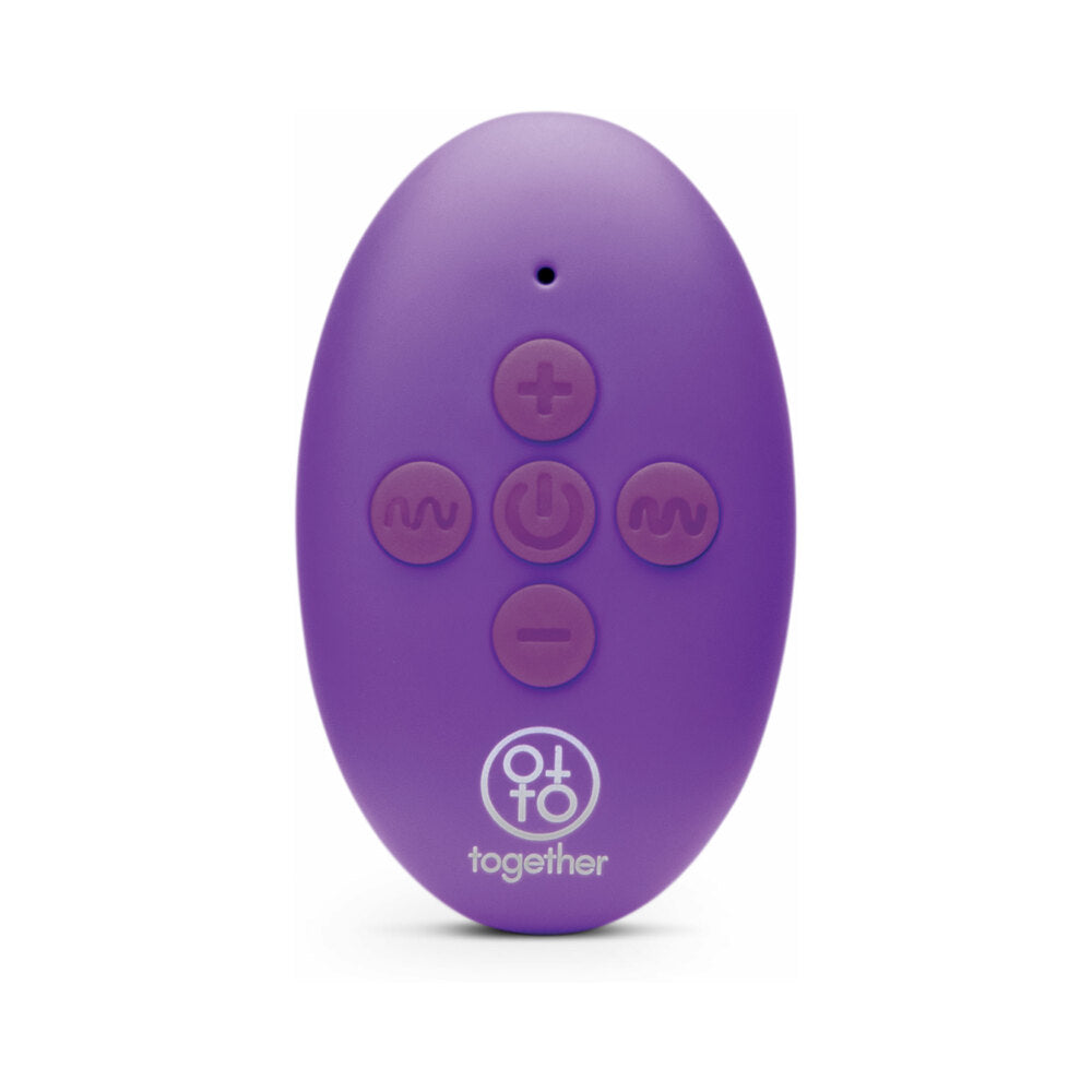 TOGETHER TOY - VIBRADOR COELHO VESTÍVEL COM TEXTURA EM SILICONE SEM COSTURAS E COM CONTROLO REMOTO