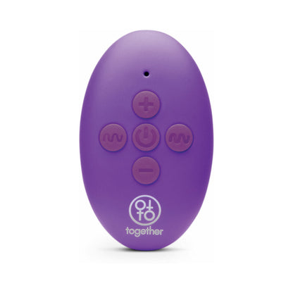 TOGETHER TOY - VIBRADOR COELHO VESTÍVEL COM TEXTURA EM SILICONE SEM COSTURAS E COM CONTROLO REMOTO