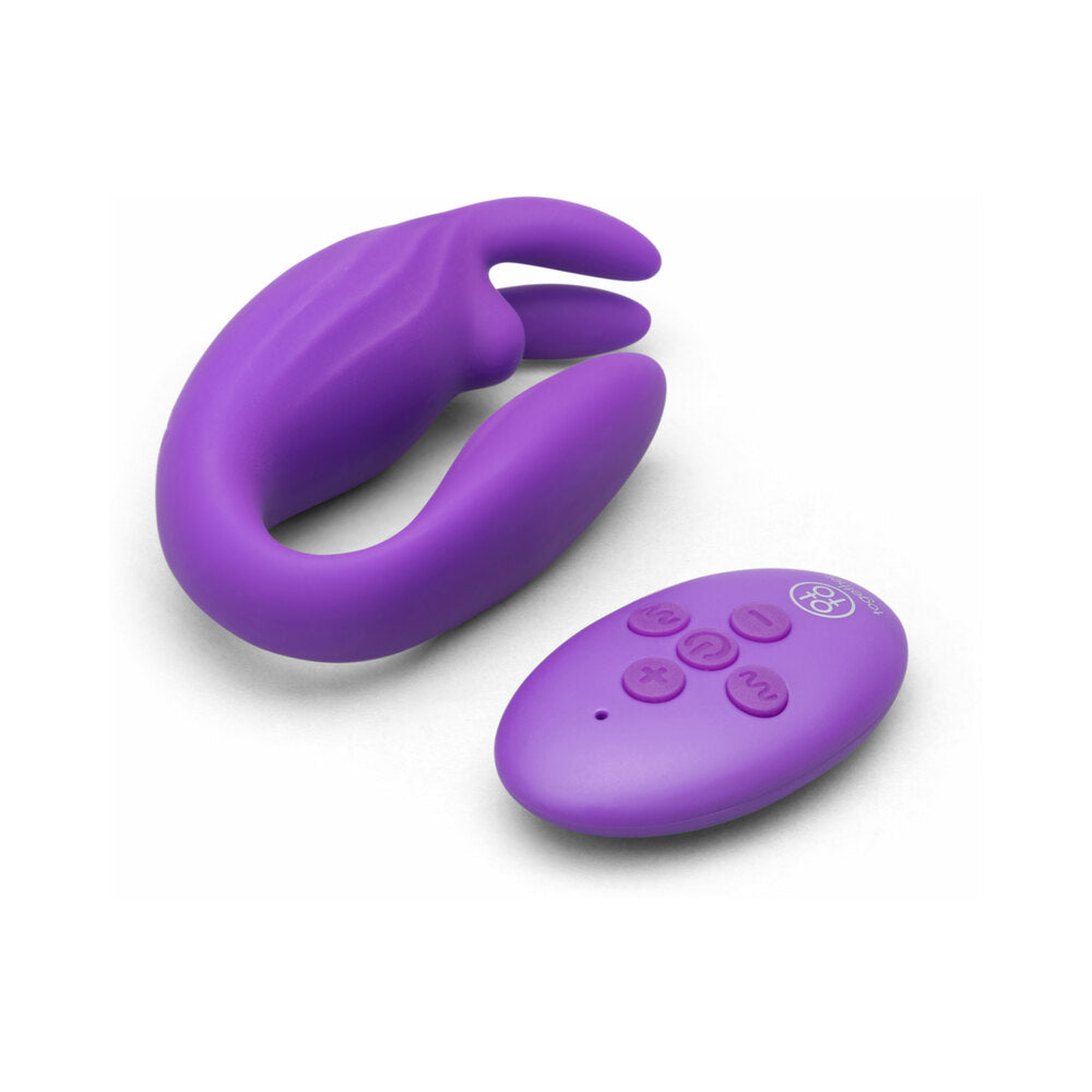 TOGETHER TOY - VIBRADOR COELHO VESTÍVEL COM TEXTURA EM SILICONE SEM COSTURAS E COM CONTROLO REMOTO