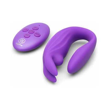 TOGETHER TOY - VIBRADOR COELHO VESTÍVEL COM TEXTURA EM SILICONE SEM COSTURAS E COM CONTROLO REMOTO