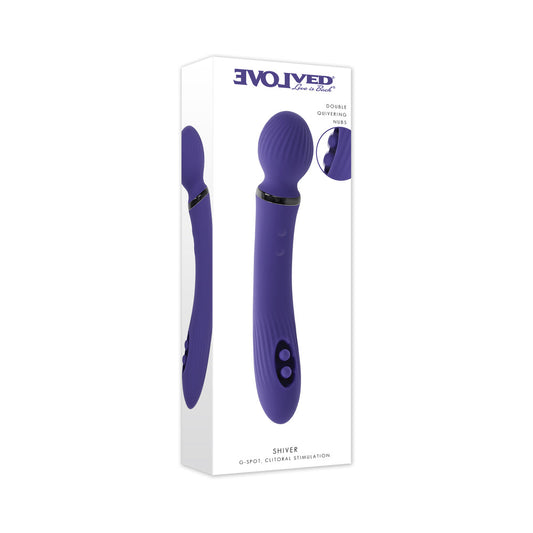 EVOLVED - SHIVER SILICONE RECARREGÁVEL VIOLETA