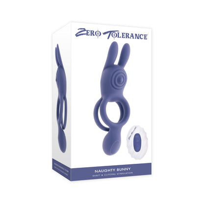 ZERO TOLERANCE - COELHO TRAVESSO DE SILICONE RECARREGÁVEL VIOLETA