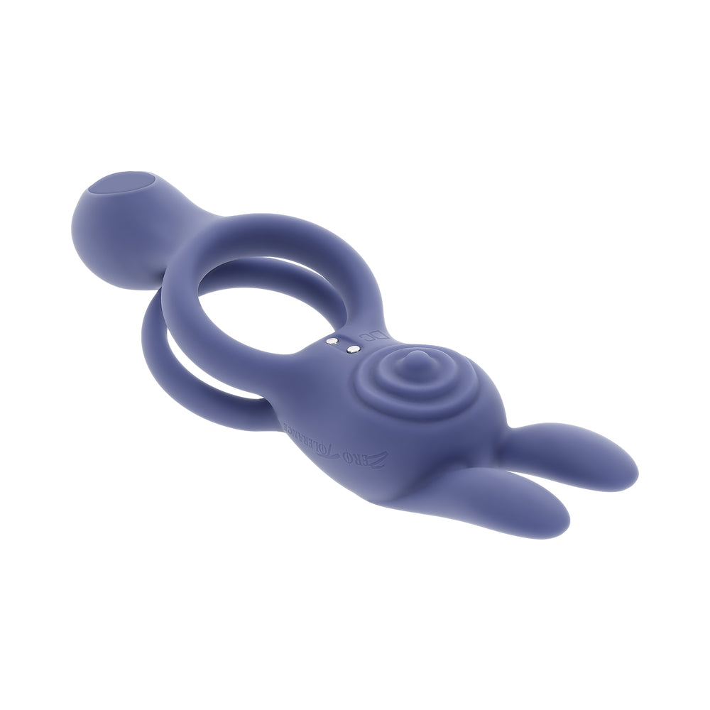 ZERO TOLERANCE - COELHO TRAVESSO DE SILICONE RECARREGÁVEL VIOLETA