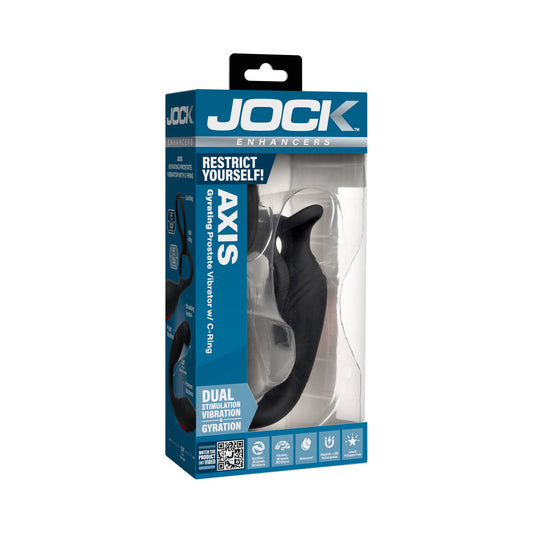 CURVE NOVELTIES - JOCK ENHANCERS GYRATING PROSTATE VIBRATOR WITH C-RING