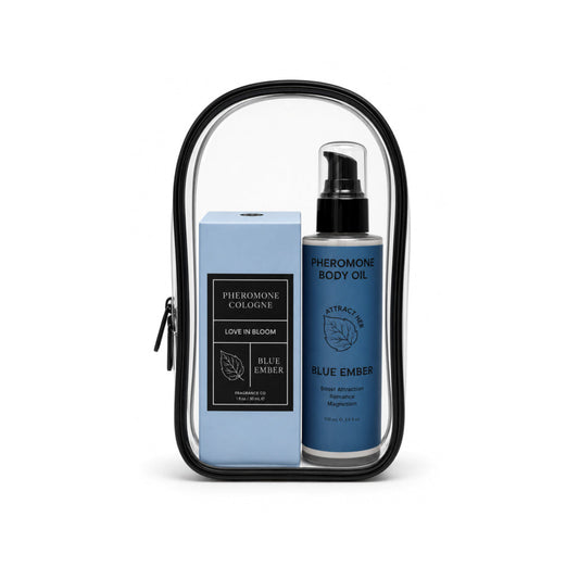 EYE OF LOVE - BLOOM BLUE EMBER PHEROMONE PERFUME AND BODY OIL GIFT SET