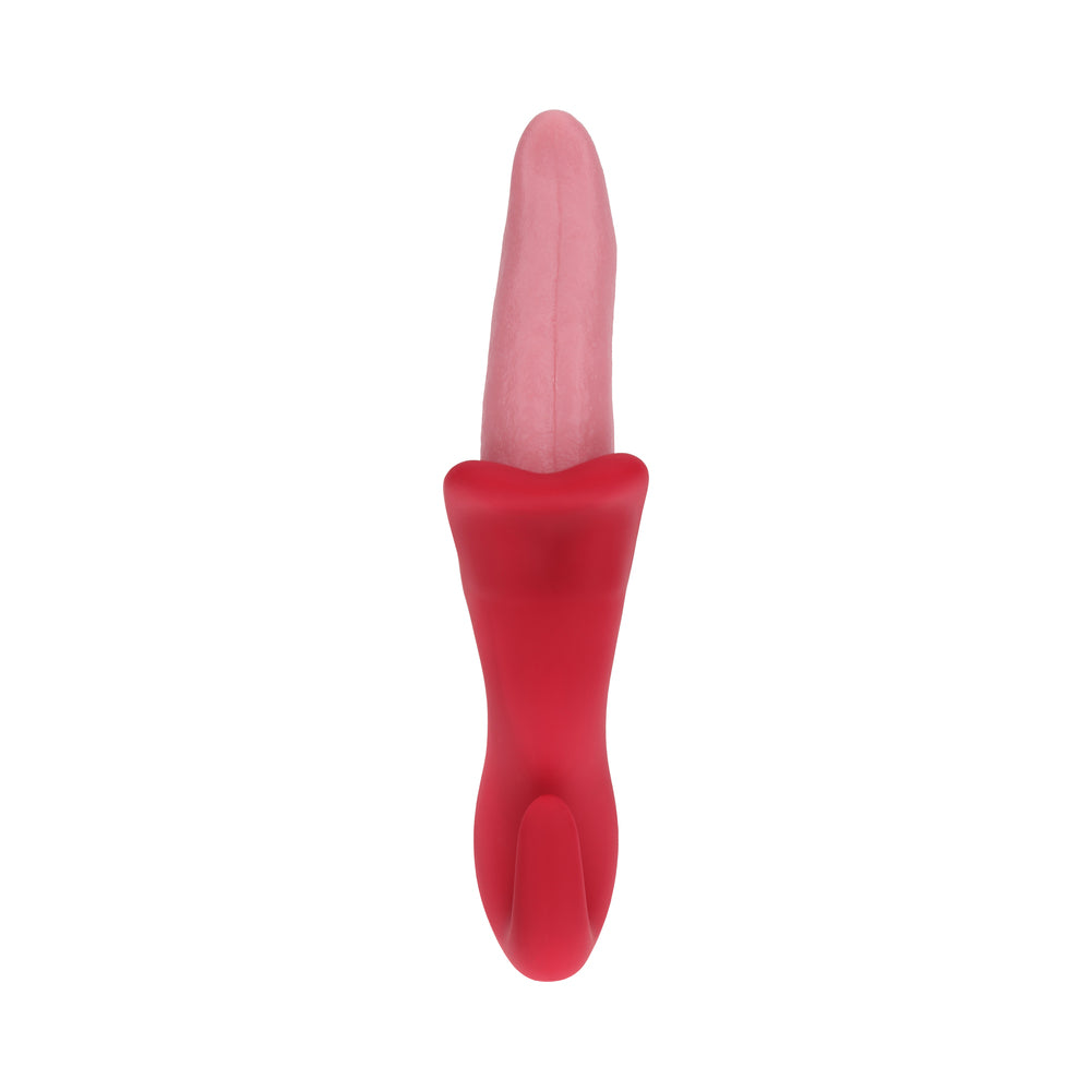 SHOTS - LOVELINE SPIN ROTATING VIBRATING TONGUE COR-DE-ROSA