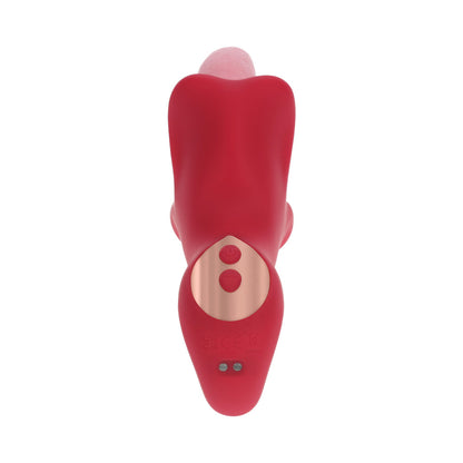 SHOTS - LOVELINE SPIN ROTATING VIBRATING TONGUE COR-DE-ROSA