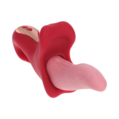 SHOTS - LOVELINE SPIN ROTATING VIBRATING TONGUE COR-DE-ROSA