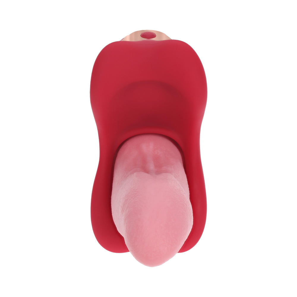 SHOTS - LOVELINE SPIN ROTATING VIBRATING TONGUE COR-DE-ROSA