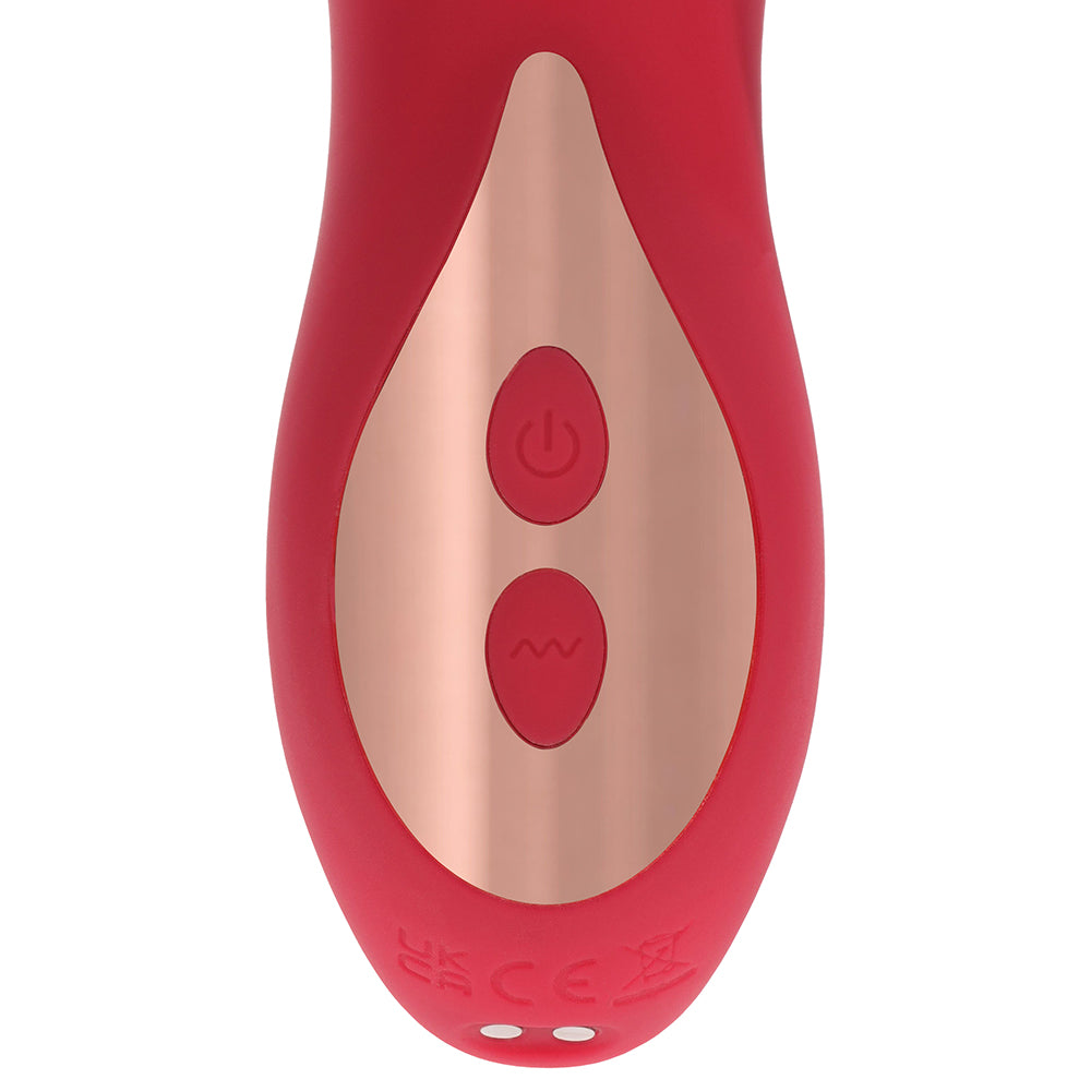 SHOTS - LOVELINE SPIN ROTATING VIBRATING TONGUE COR-DE-ROSA