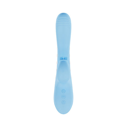 SHOTS - ESTIMULADOR CLITORIDIANO VIBRANTE E DE TOQUES VIVE ANDRIA LED G-SPOT AZUL