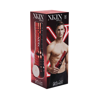 SHOTS - XKIN RYDER CAIN ASS TORCH MASTURBATOR VERMELHO METÁLICO