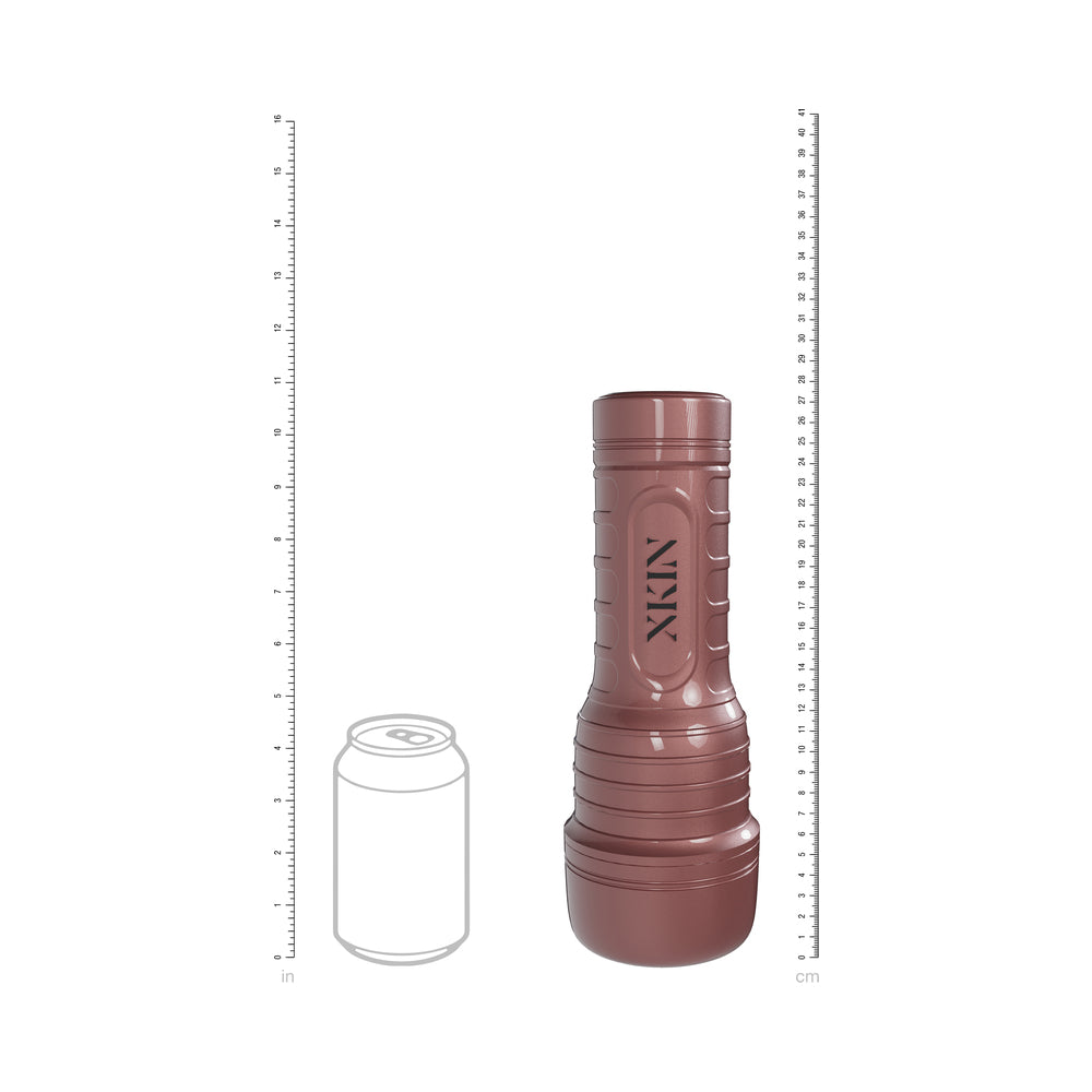 SHOTS - XKIN MILA DESIRE VIBRATING ASS & SUCTION TORCH MASTURBATOR ROSE GOLD