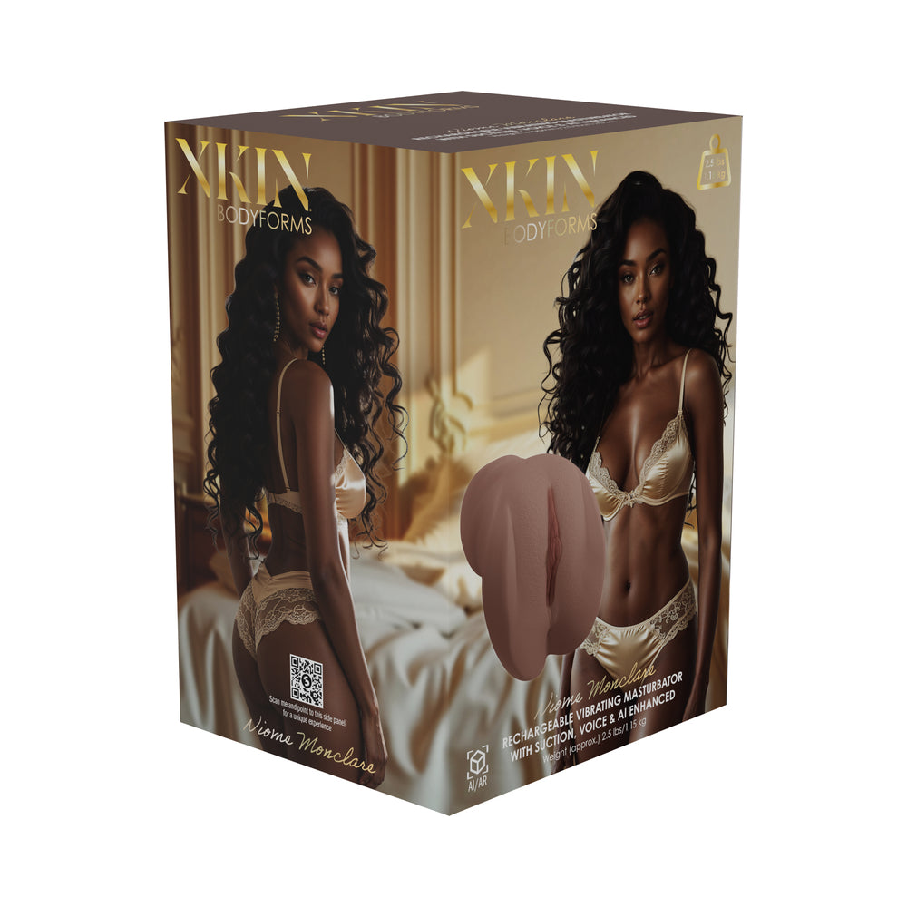 SHOTS - XKIN NIOME MONCLARE VAGINA VIBRAÇÃO + SUCÇÃO + MASTURBADOR DE VOZ