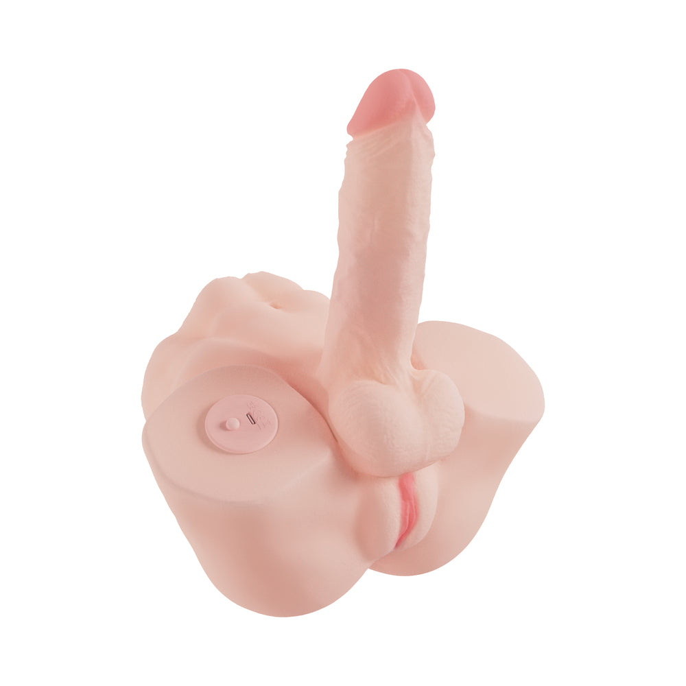 SHOTS - XKIN BODY-FORMS EMERIE AVALON TRANS PÉNIS VIBRANTE POSSÍVEL + VAGINA DE SUCÇÃO