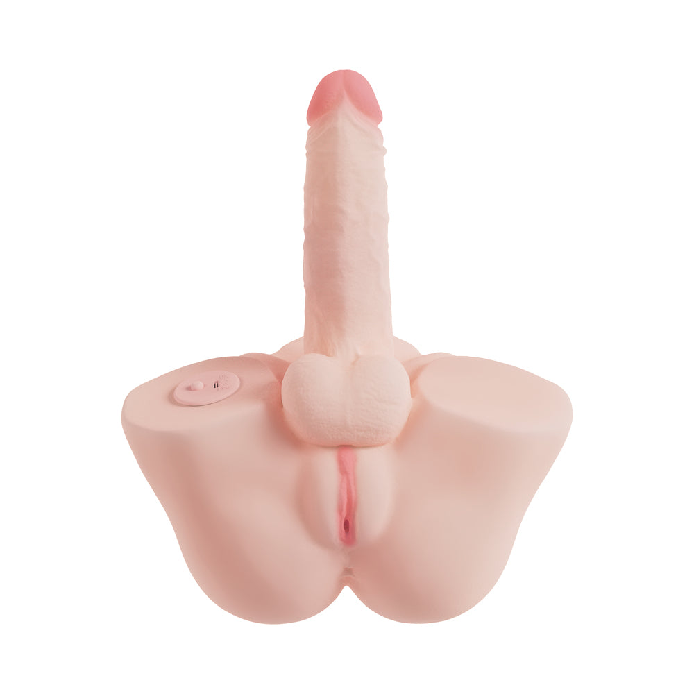 SHOTS - XKIN BODY-FORMS EMERIE AVALON TRANS PÉNIS VIBRANTE POSSÍVEL + VAGINA DE SUCÇÃO