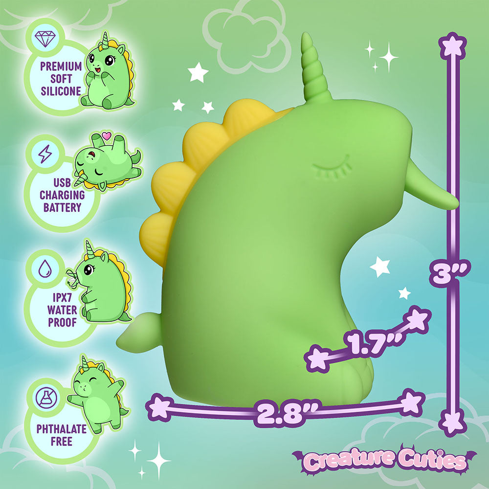 XR BRANDS - CREATURE CUTIES LICKYHORN LICKING SILICONE STIMULATOR