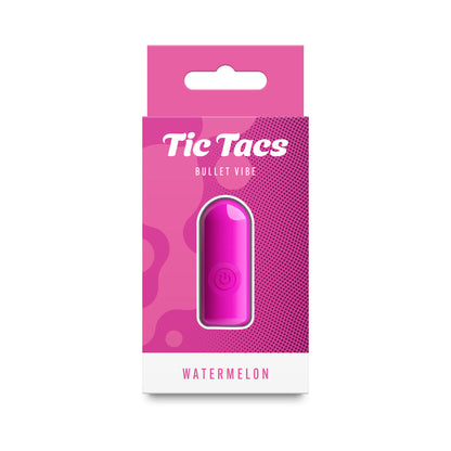 NS NOVELTIES - TIC TACS WATERMELON SILICONE BULLET VIBE PINK