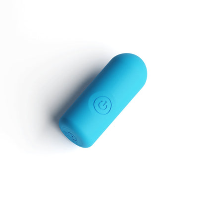 NS NOVELTIES - TIC TAC BLUE RAZZ SILICONE BULLET VIBE BLUE