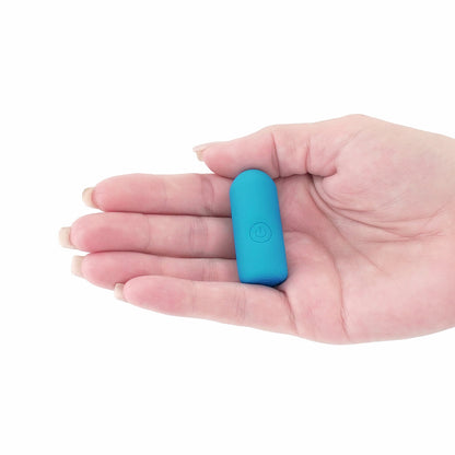 NS NOVELTIES - TIC TAC BLUE RAZZ SILICONE BULLET VIBE BLUE
