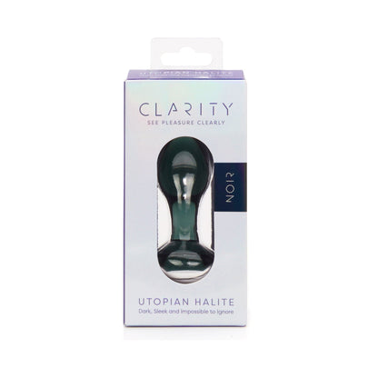 CONCEÇÕES CRIATIVAS - CLARITY UTOPIAN HALITE NOIR GLASS PLUG