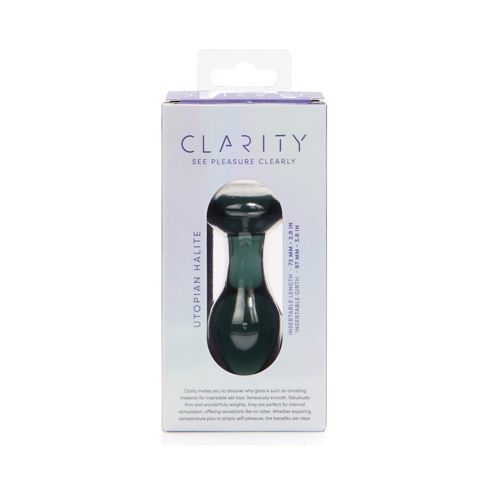 CONCEÇÕES CRIATIVAS - CLARITY UTOPIAN HALITE NOIR GLASS PLUG