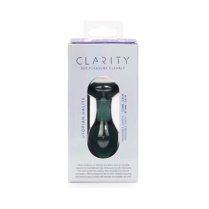CONCEÇÕES CRIATIVAS - CLARITY UTOPIAN HALITE NOIR GLASS PLUG