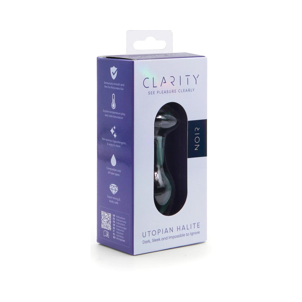 CONCEÇÕES CRIATIVAS - CLARITY UTOPIAN HALITE NOIR GLASS PLUG