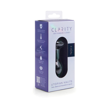 CONCEÇÕES CRIATIVAS - CLARITY UTOPIAN HALITE NOIR GLASS PLUG