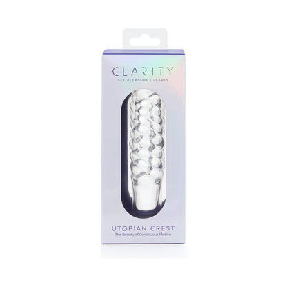 CREATIVE CONCEPTIONS - CLARITY UTOPIAN CREST DILDO DE VIDRO