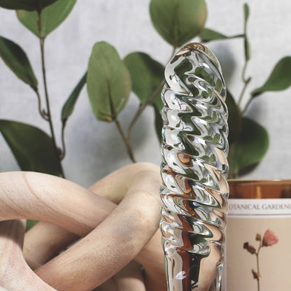 CREATIVE CONCEPTIONS - CLARITY UTOPIAN CREST DILDO DE VIDRO