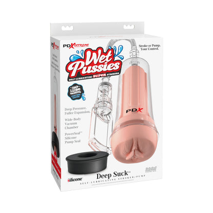 PDX BRANDS - SISTEMA DE SUCÇÃO PROFUNDA COM BOMBA AUTO-LUBRIFICANTE PDX EXTREME WET PUSSIES