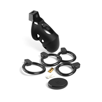 PIPEDREAM - FANTASY C-RINGZ CONTROLCORE PRO REMOTE VIBRATING COCK BLOCKER BLACK
