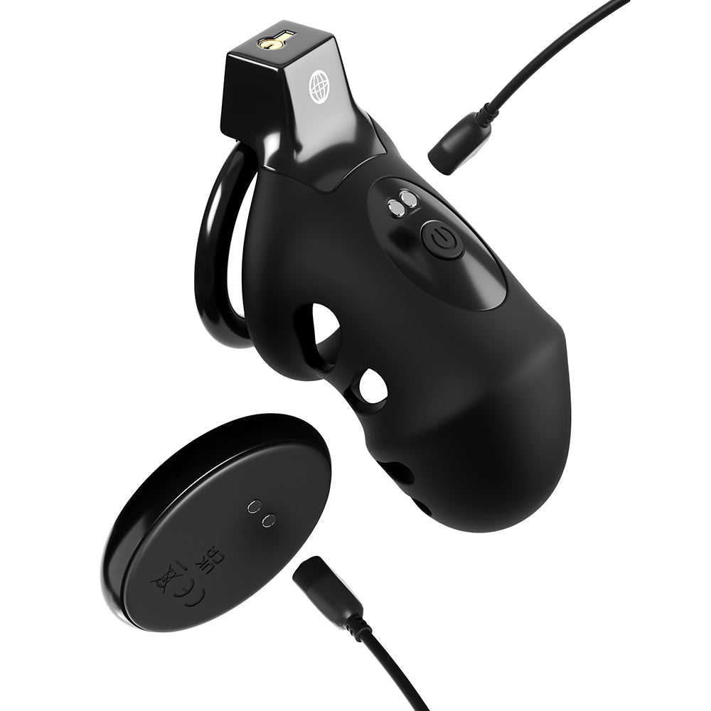 PIPEDREAM - FANTASY C-RINGZ CONTROLCORE PRO REMOTE VIBRATING COCK BLOCKER BLACK