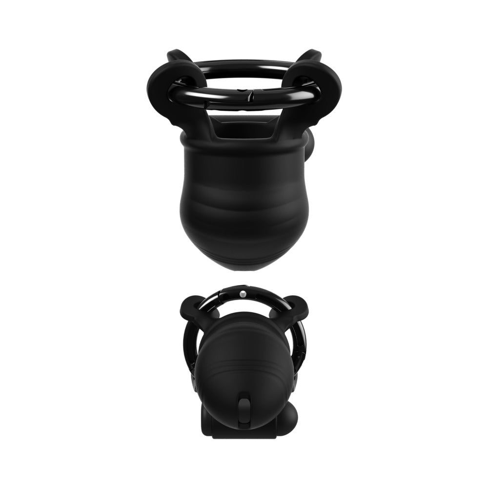 PIPEDREAM - FANTASY C-RINGZ CONTROLCORE TRAINER REMOTE VIBRATING COCK BLOCKER BLACK