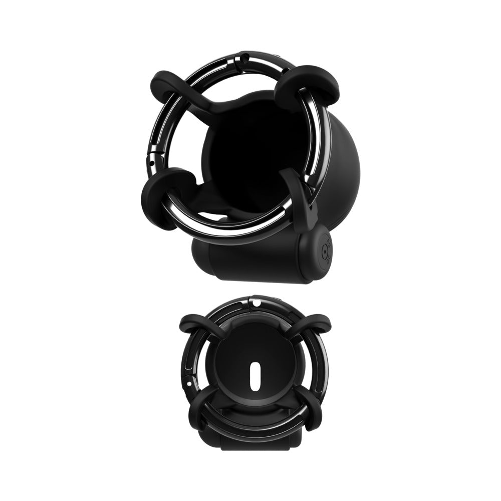 PIPEDREAM - FANTASY C-RINGZ CONTROLCORE TRAINER REMOTE VIBRATING COCK BLOCKER BLACK