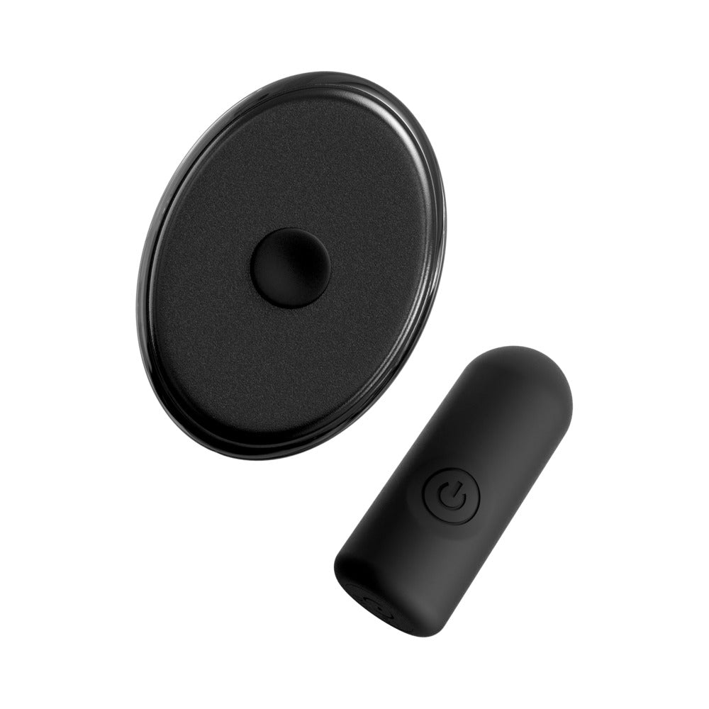 PIPEDREAM - FANTASY C-RINGZ CONTROLCORE TRAINER REMOTE VIBRATING COCK BLOCKER BLACK